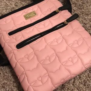 NWOT Betsy Johnson Cat crossbody bag